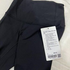 Black WUNDER UNDER HIGH-RISE CROP 23"